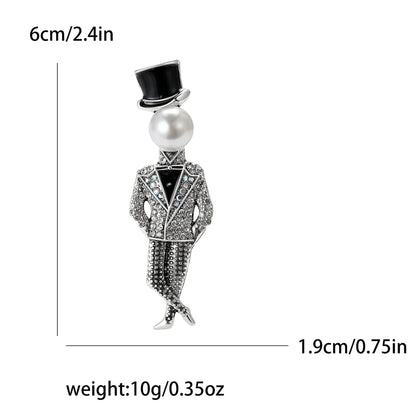 Enamel Angel Brooches for Women Unisex