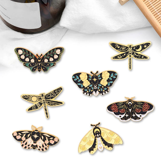 Butterfly Cute Mini Dragonfly Oil Drop Lapel Brooch Badge Pin Denim Bag